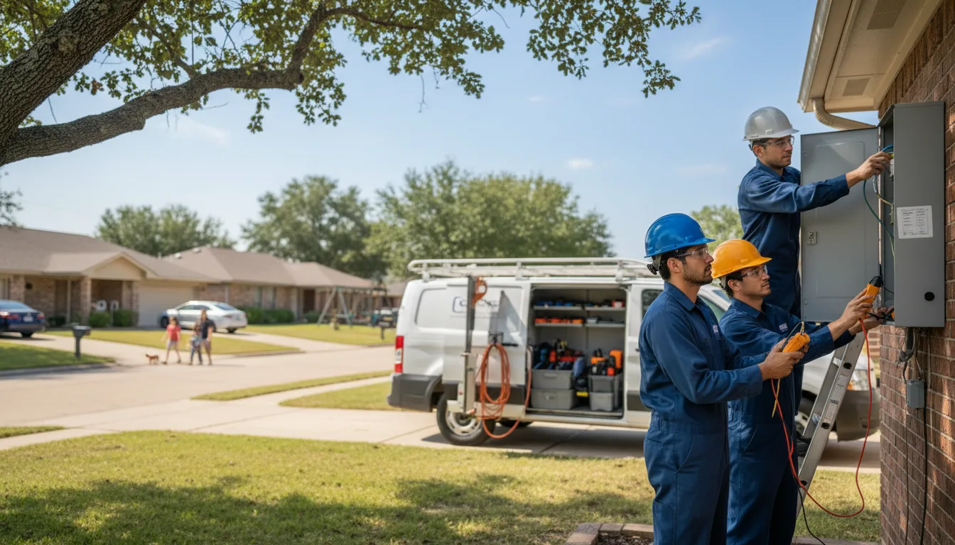 Certified electrician providing emergency electrical services in Clear Lake, SD